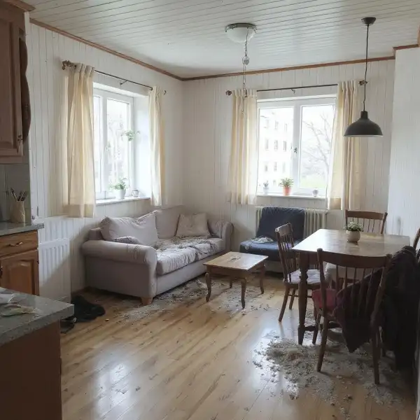 Подготовка коттеджа к проживанию - до уборки